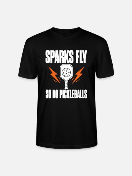 Pickleball Schläger Leidenschaft Ballsport - Stanley/Stella Unisex Bio-T-Shirt CRAFTER - Schwarz