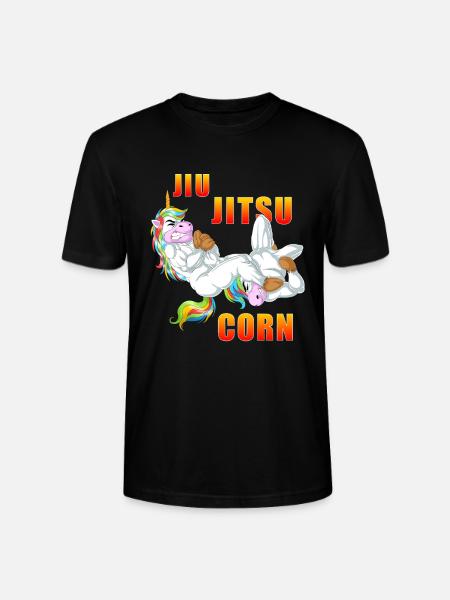 Jiu-Jitsu-Einhorn - Stanley/Stella Unisex Bio-T-Shirt CRAFTER - Schwarz
