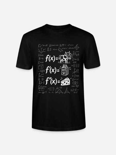 Cowculus-abgeleitete Kalkül - Stanley/Stella Unisex Bio-T-Shirt CRAFTER - Schwarz