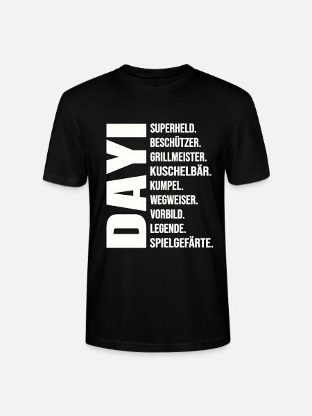 Dayi Definition Türkischer Onkel Geschenk Ideen - Stanley/Stella Unisex Bio-T-Shirt CRAFTER - Schwarz