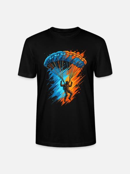 Paragliding Gleitschirmfliegen Herren Gleitschirm - Stanley/Stella Unisex Bio-T-Shirt CRAFTER - Schwarz