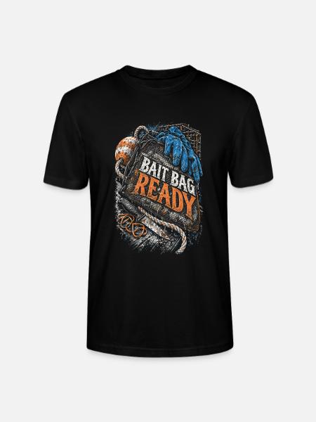 Hummerfänger Hummerfischer Bait Bag Ready - Stanley/Stella Unisex Bio-T-Shirt CRAFTER - Schwarz