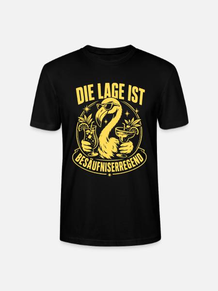 Die Lage ist besäufniserregend - Stanley/Stella Unisex Bio-T-Shirt CRAFTER - Schwarz