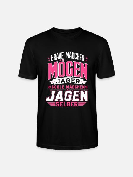 Coole Mädchen jagen selber - Stanley/Stella Unisex Bio-T-Shirt CRAFTER - Schwarz