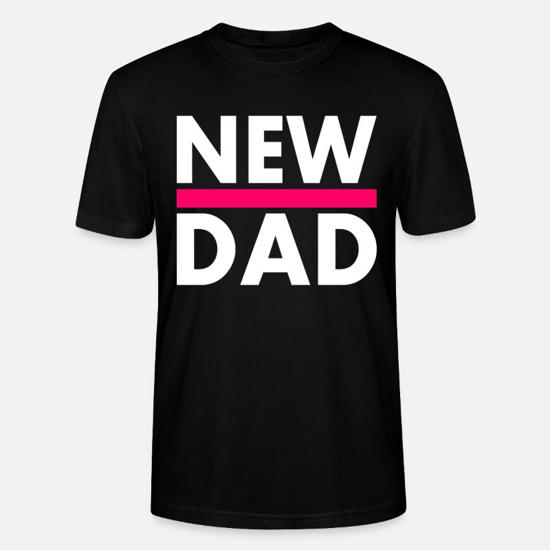 New dad - Stanley/Stella Unisex Bio-T-Shirt CRAFTER - Schwarz