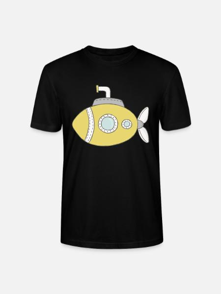 Submarine - Stanley/Stella CRAFTER Unisex Organic T-Shirt - black