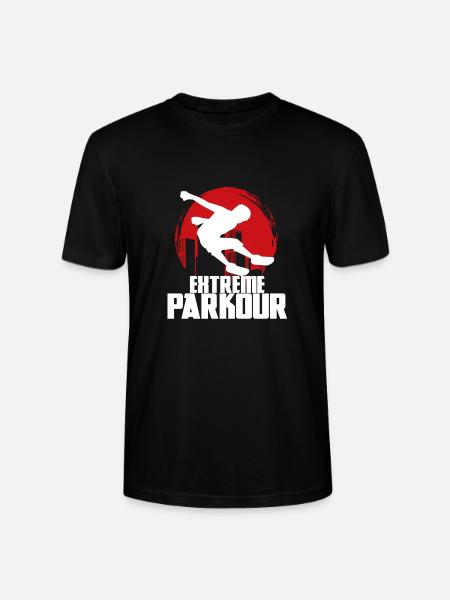 Extreme Parkour - Stanley/Stella Unisex Bio-T-Shirt CRAFTER - Schwarz
