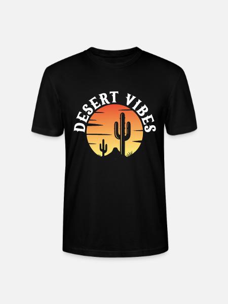 Desert Vibes - Stanley/Stella CRAFTER Unisex Organic T-Shirt - black