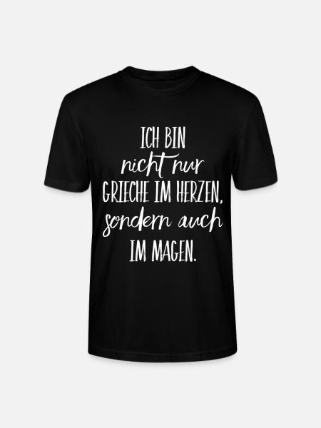 Funny Greek Saying Greece Gift - Stanley/Stella CRAFTER Unisex Organic T-Shirt - black