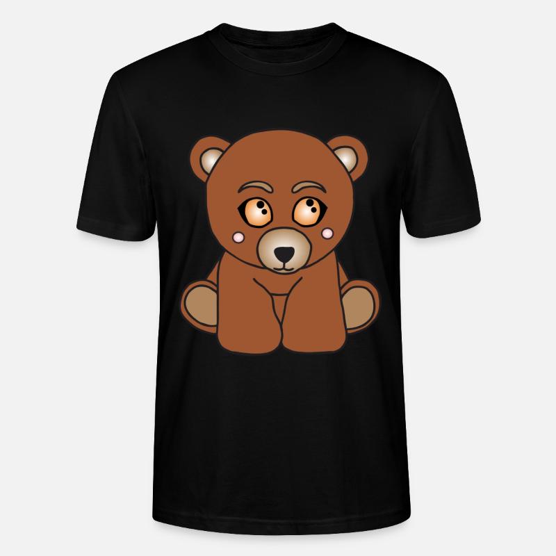 Kleiner süßer Bär - Stanley/Stella Unisex Bio-T-Shirt CRAFTER - Schwarz
