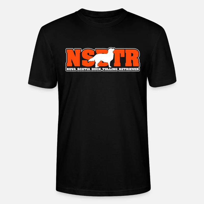 Nouvelle-Écosse bichon frisé NSDTR - T-shirt bio CRAFTER Stanley Stella Unisexe - noir