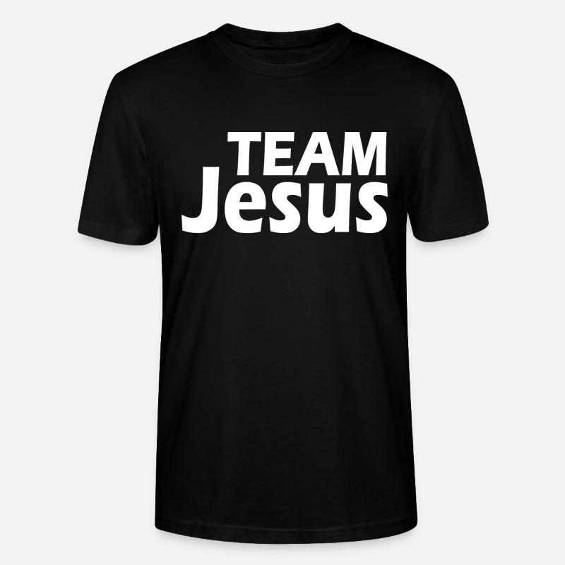 Team jesus - Stanley/Stella Unisex Bio-T-Shirt CRAFTER - Schwarz