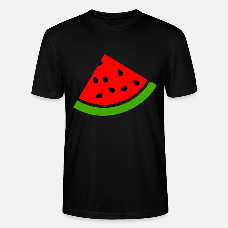 Wassermelone Melone - Stanley/Stella Unisex Bio-T-Shirt CRAFTER - Schwarz
