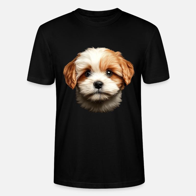 Lhasa Apso - Stanley/Stella Unisex Bio-T-Shirt CRAFTER - Schwarz