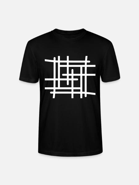 Art abstract - Stanley/Stella CRAFTER Unisex Organic T-Shirt - black