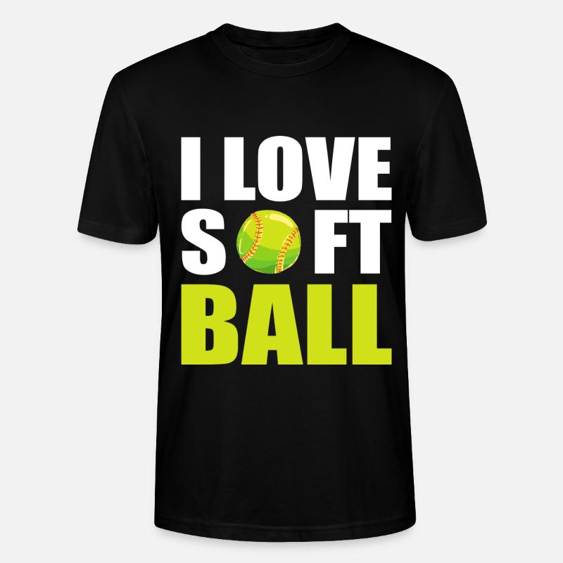 Softball Joueurs de softball - T-shirt bio CRAFTER Stanley Stella Unisexe - noir