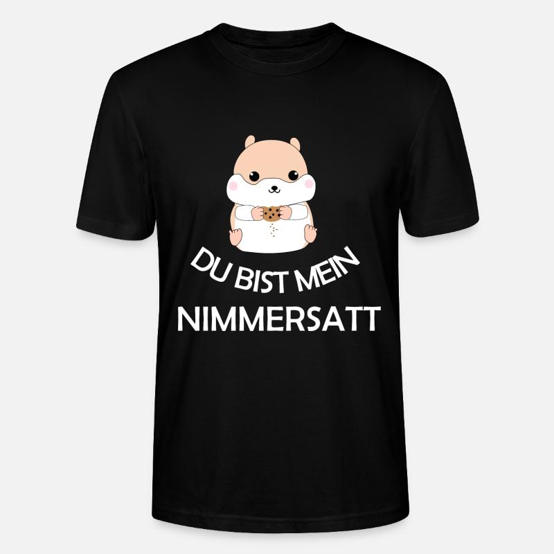 Nimmersatt - Stanley/Stella Unisex Bio-T-Shirt CRAFTER - Schwarz