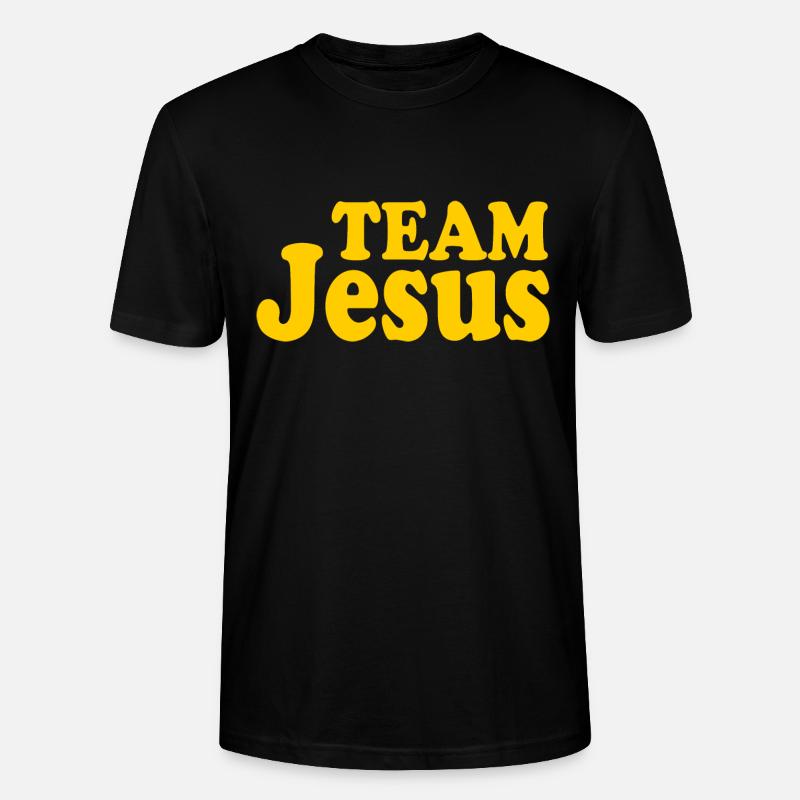 Team jesus - Stanley/Stella Unisex Bio-T-Shirt CRAFTER - Schwarz