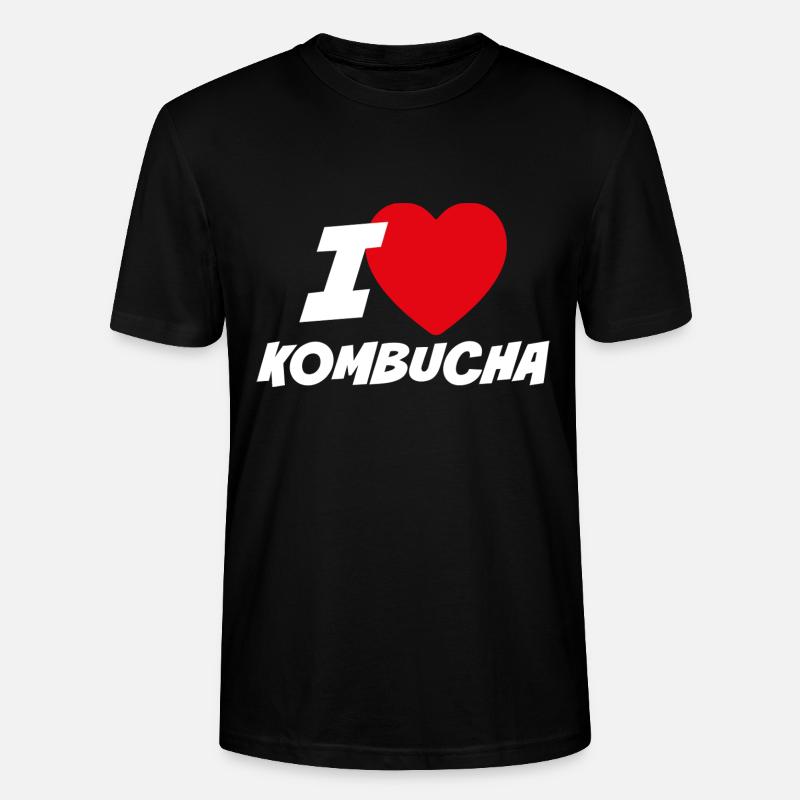 Ich liebe Kombucha - Stanley/Stella Unisex Bio-T-Shirt CRAFTER - Schwarz