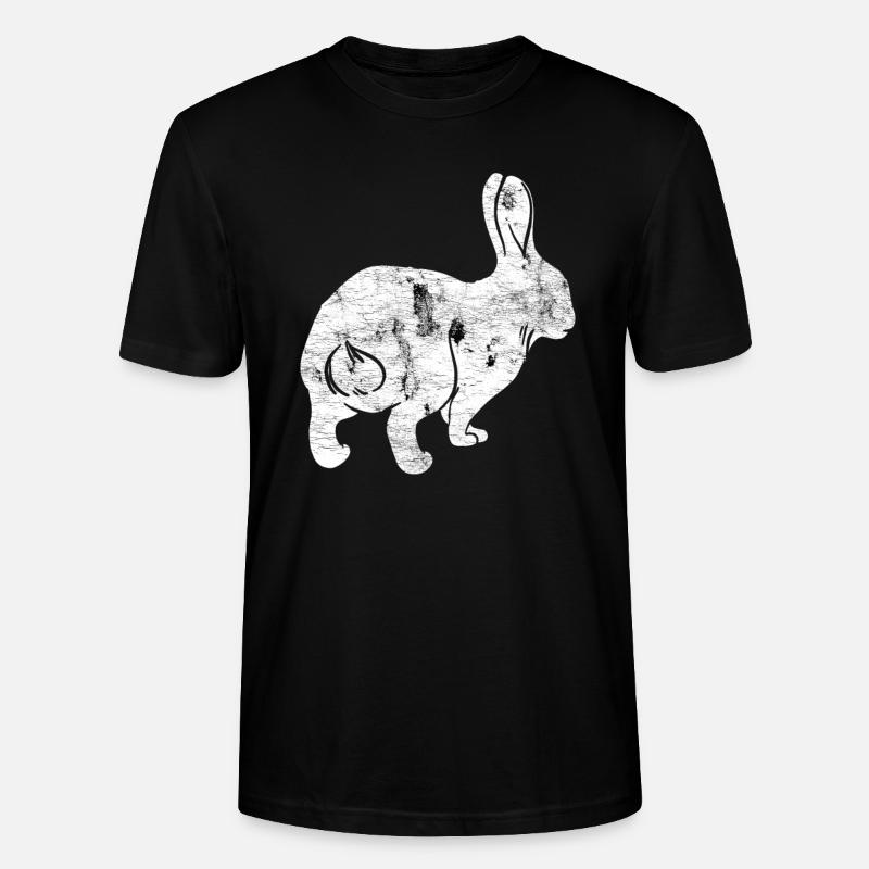 Kaninchen - Stanley/Stella Unisex Bio-T-Shirt CRAFTER - Schwarz