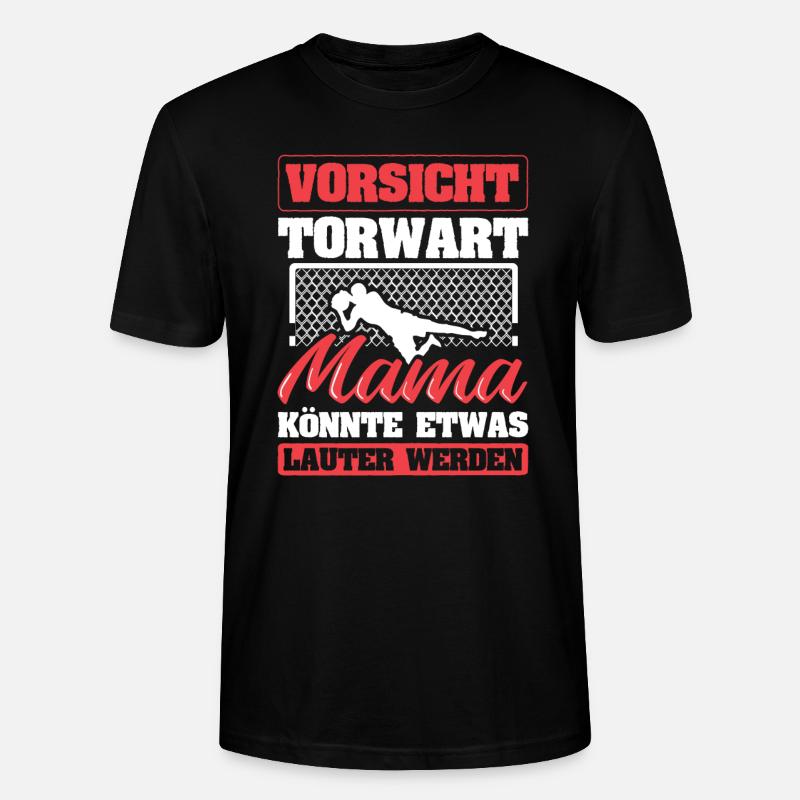 Torwart - Stanley/Stella Unisex Bio-T-Shirt CRAFTER - Schwarz
