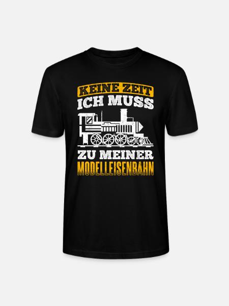 Modelleisenbahn Eisenbahn - Stanley/Stella Unisex Bio-T-Shirt CRAFTER - Schwarz