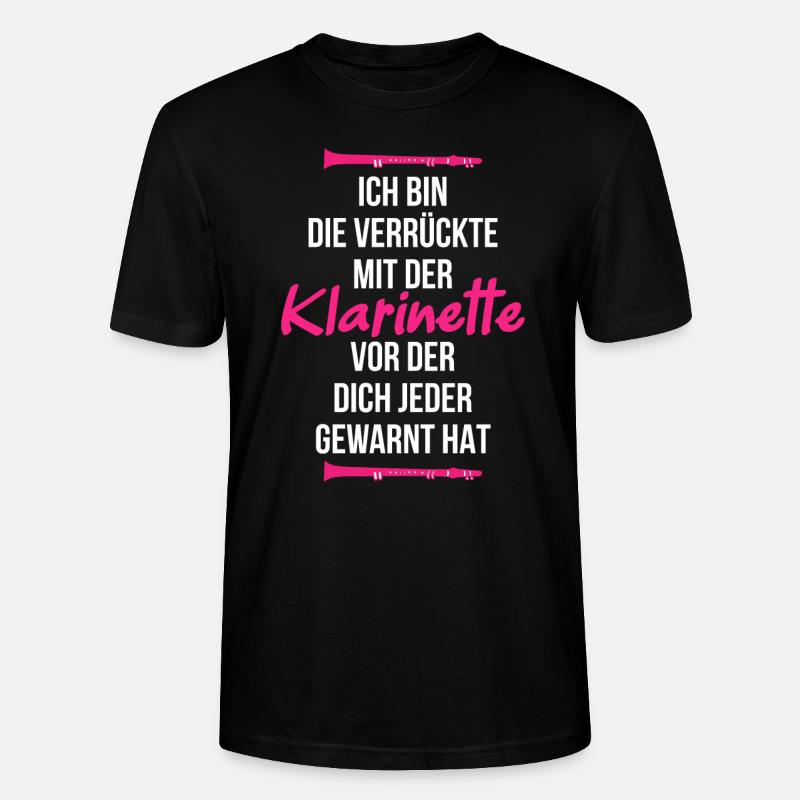 Klarinette Orchester - Stanley/Stella Unisex Bio-T-Shirt CRAFTER - Schwarz