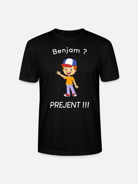 Benjam - Prank - T-shirt bio CRAFTER Stanley Stella Unisexe - noir
