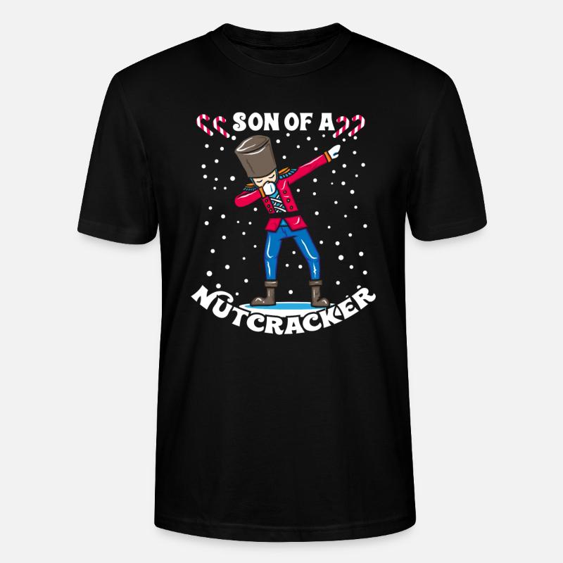 Dabbing Nutcracker Christmas gift DAB - Stanley/Stella CRAFTER Unisex Organic T-Shirt - black