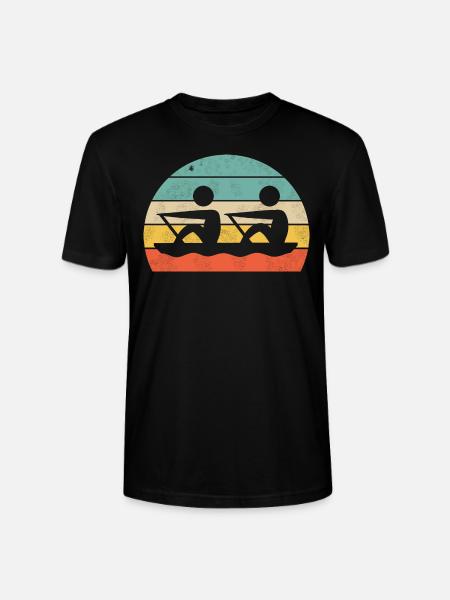 Canoe Duo - Stanley/Stella CRAFTER Unisex Organic T-Shirt - black