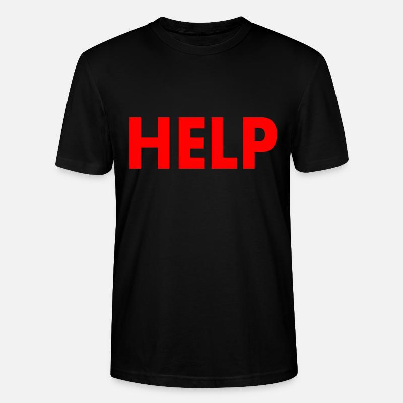 Help - Stanley/Stella Unisex Bio-T-Shirt CRAFTER - Schwarz
