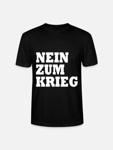 Nein zum krieg - Stanley/Stella Unisex Bio-T-Shirt CRAFTER - Schwarz