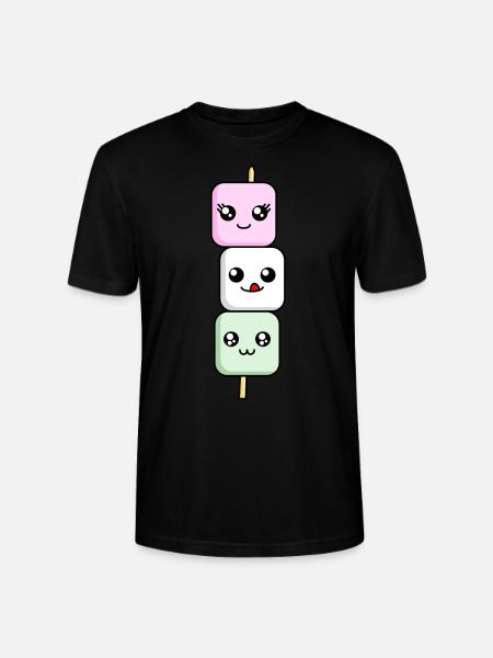 Brochette de Marshmallow - T-shirt bio CRAFTER Stanley Stella Unisexe - noir