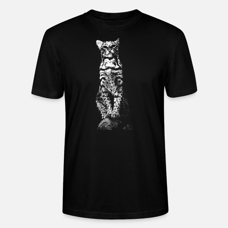 Ozelot - Stanley/Stella Unisex Bio-T-Shirt CRAFTER - Schwarz
