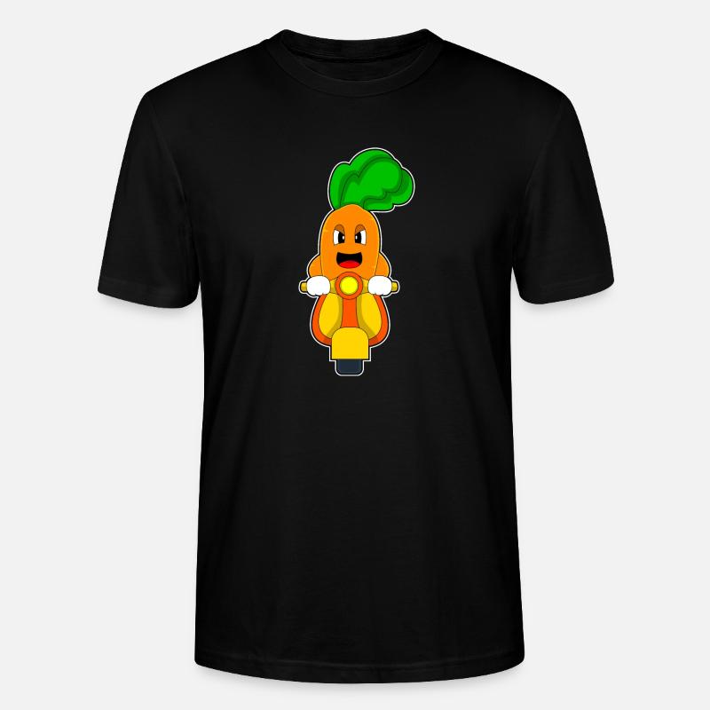 Karotte Motorroller - Stanley/Stella Unisex Bio-T-Shirt CRAFTER - Schwarz