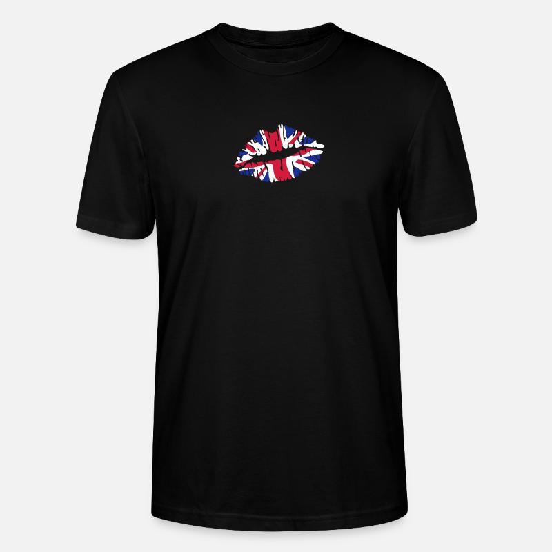 Union Jack - Stanley/Stella CRAFTER Unisex Organic T-Shirt - black