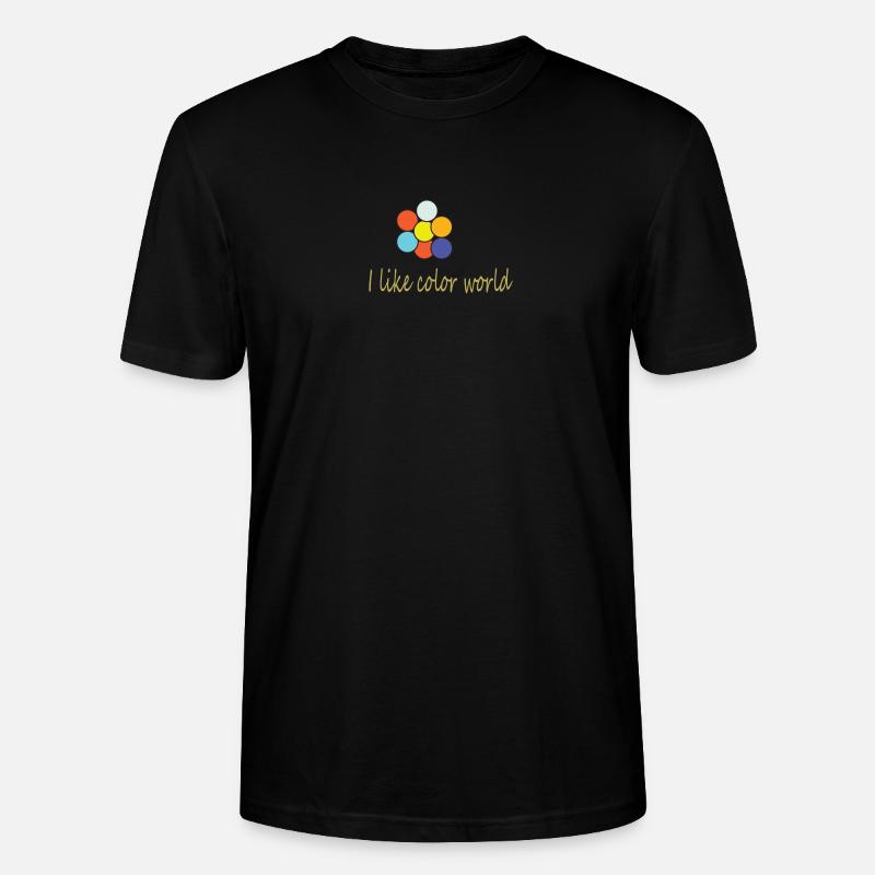 Monde des couleurs - T-shirt bio CRAFTER Stanley Stella Unisexe - noir