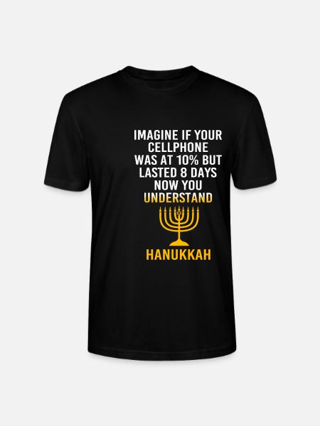 Hanoucca - T-shirt bio CRAFTER Stanley Stella Unisexe - noir