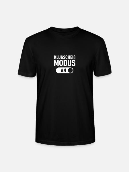 Klugscheiß Modus (An) - Stanley/Stella Unisex Bio-T-Shirt CRAFTER - Schwarz
