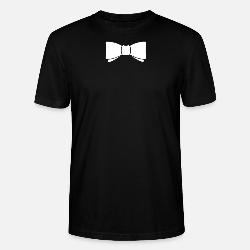 Mouche / bow tie (B, 1c) - T-shirt bio CRAFTER Stanley Stella Unisexe - noir