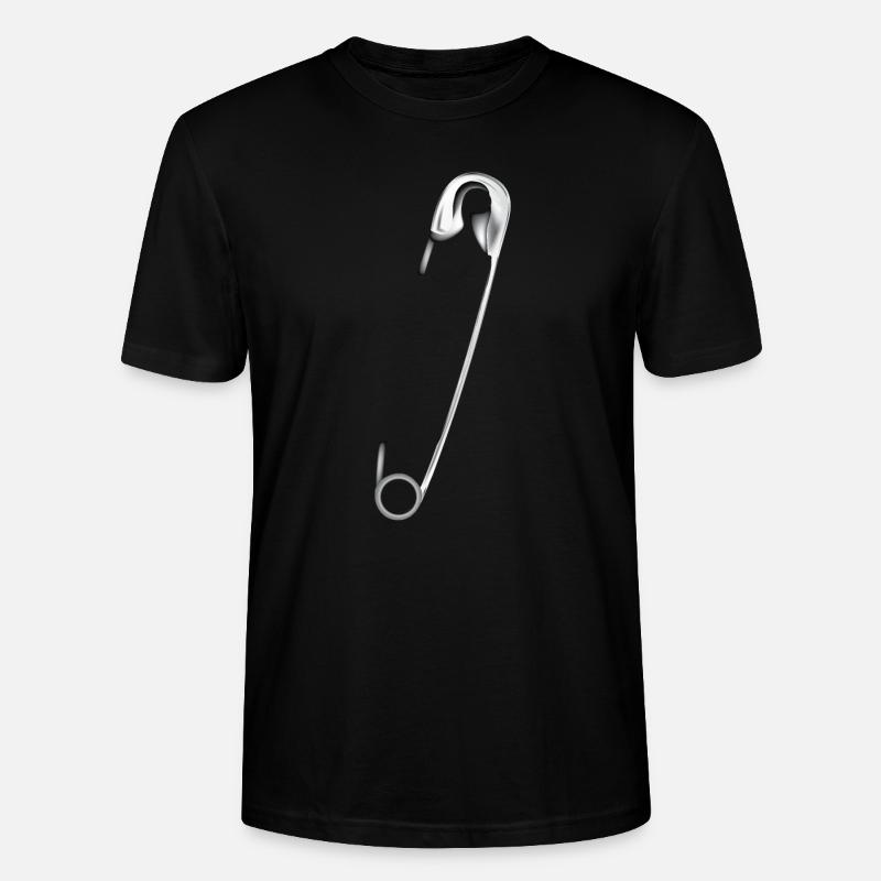 épingle de sûreté - T-shirt bio CRAFTER Stanley Stella Unisexe - noir