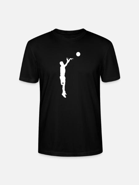 Basketballspieler - Stanley/Stella Unisex Bio-T-Shirt CRAFTER - Schwarz