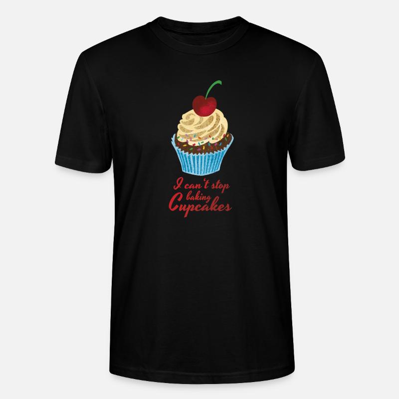 Cupcake baking - Stanley/Stella Unisex Bio-T-Shirt CRAFTER - Schwarz