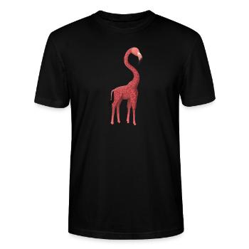 Giringo - Stanley/Stella Unisex Bio-T-Shirt CRAFTER - Schwarz - Vorne - Alina (178cm) & Michal (187cm)