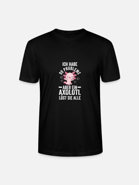 Axolotl - T-shirt bio CRAFTER Stanley Stella Unisexe - noir