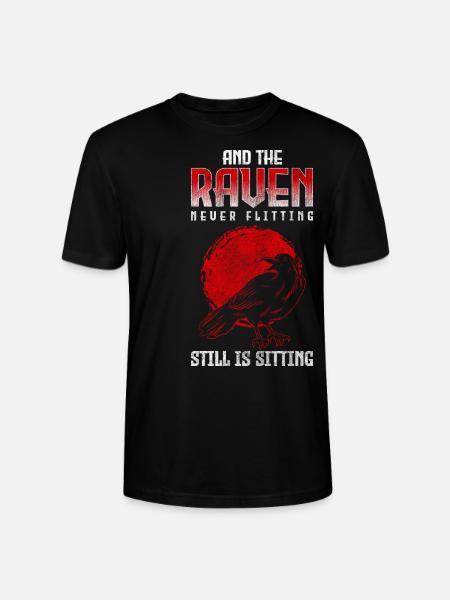 Raven Bird Viking Smart - Stanley/Stella CRAFTER Unisex Organic T-Shirt - black