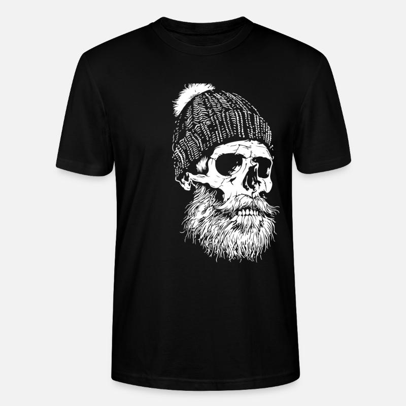 Bûcheron Crâne Bûcheron - T-shirt bio CRAFTER Stanley Stella Unisexe - noir