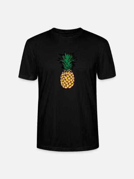Ananas - Stanley/Stella Unisex Bio-T-Shirt CRAFTER - Schwarz