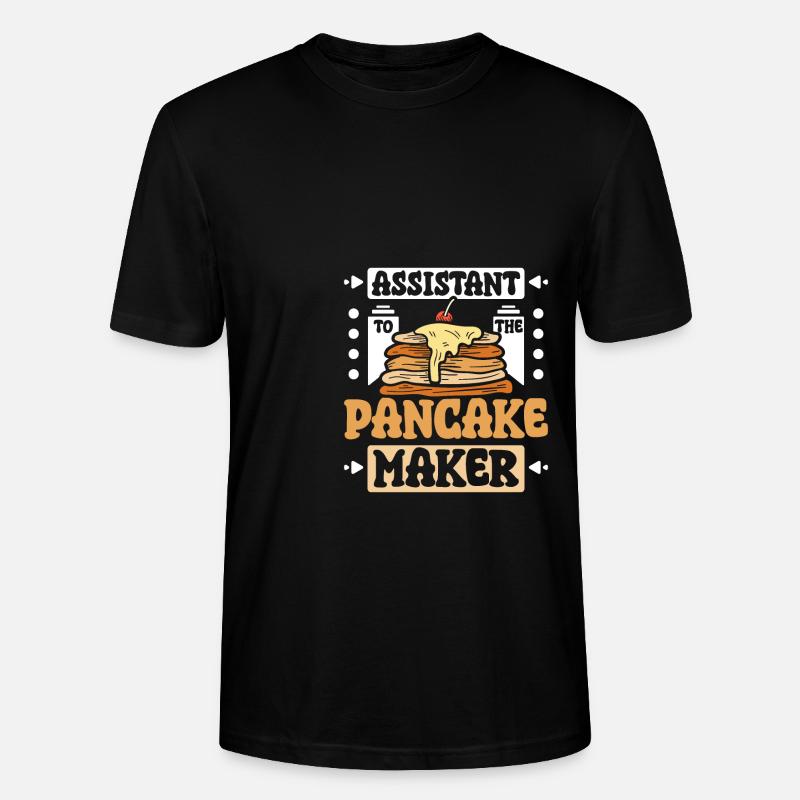 Assistant à la crêpière - T-shirt bio CRAFTER Stanley Stella Unisexe - noir