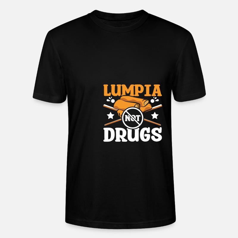 Le lumpia, pas la drogue - T-shirt bio CRAFTER Stanley Stella Unisexe - noir